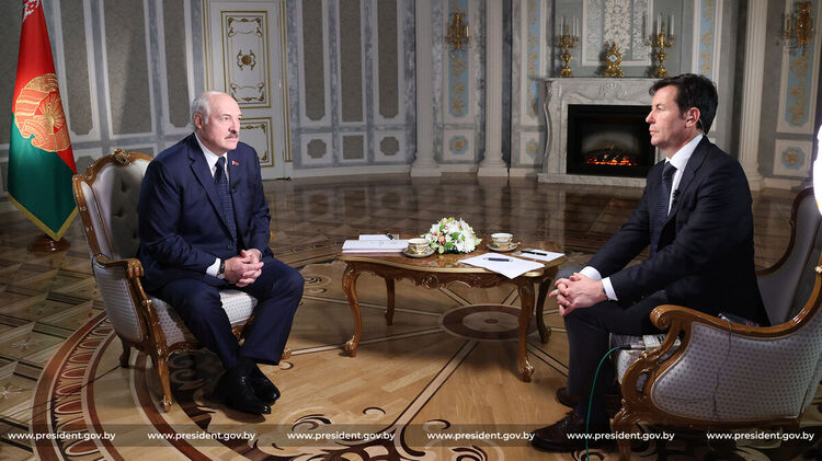 Интервью CNN с Лукашенко. Фото сайта президента Беларуси