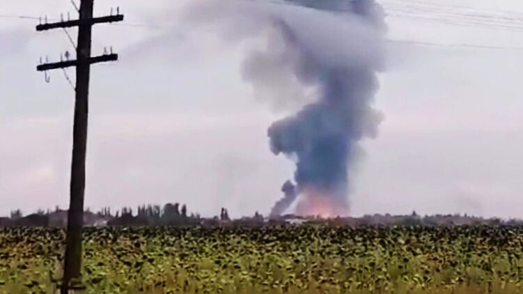 Склад боеприпасов под Джанкоем сегодня утром