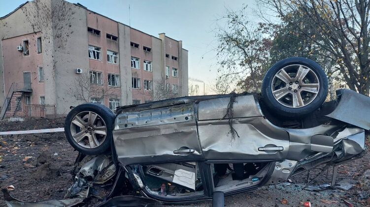 Последствия обстрела Николаева сегодня ночью