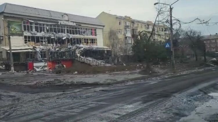 Як виглядає Бахмут після обстрілу. Фото Донецької ОДА