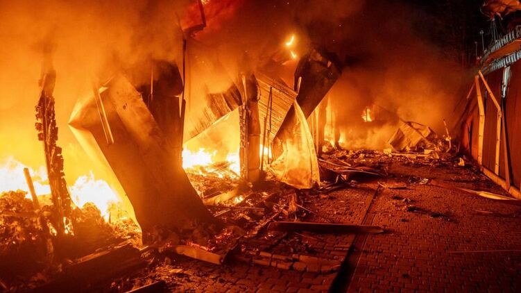 Нічний приліт по Одеській області