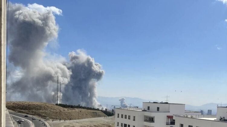 Прилеты по Тегерану