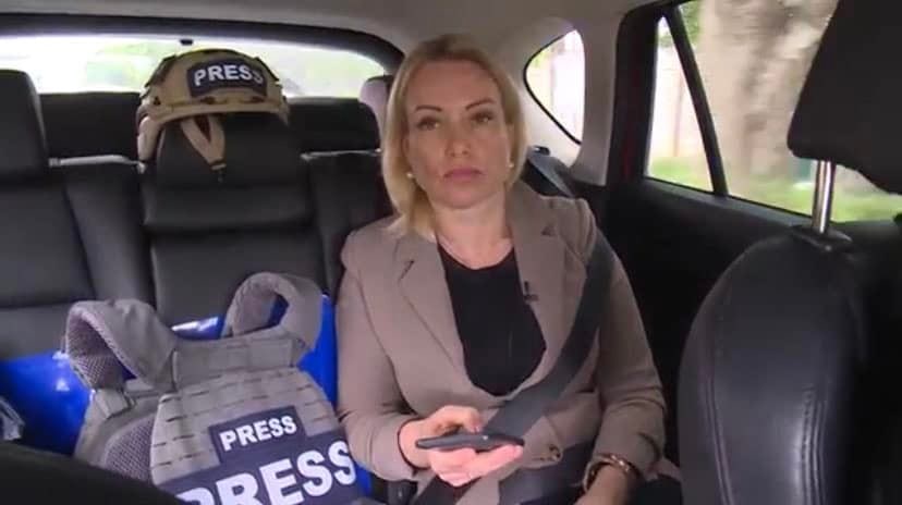 Марина Овсянникова приехала в Одессу