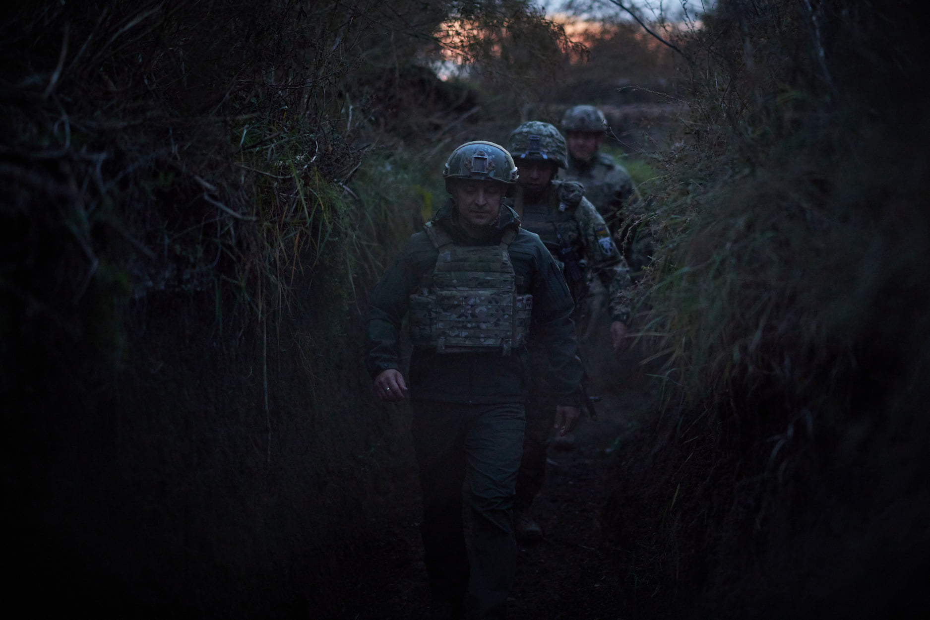 Зеленский на Донбассе 14 октября 2021 года