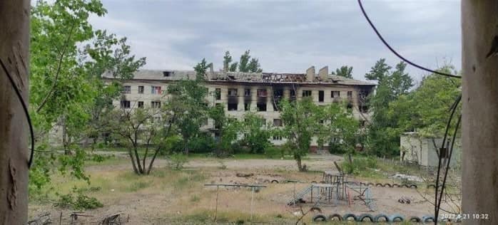 Фото обстрелов в Северодонецке. Фото: facebook.com/sergey.gaidai.loga