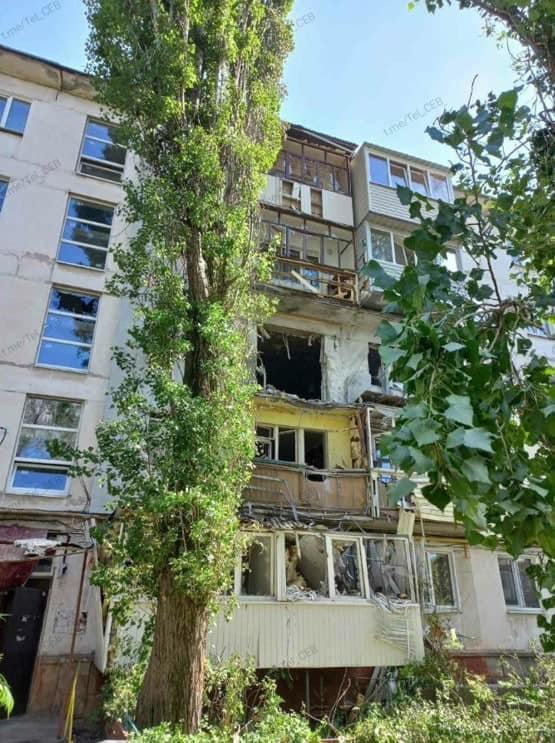 Фото обстрелов в Северодонецке. Фото: facebook.com/sergey.gaidai.loga