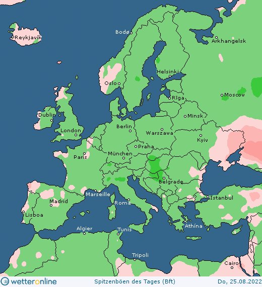 Прогноз погоды в Украине 26 августа