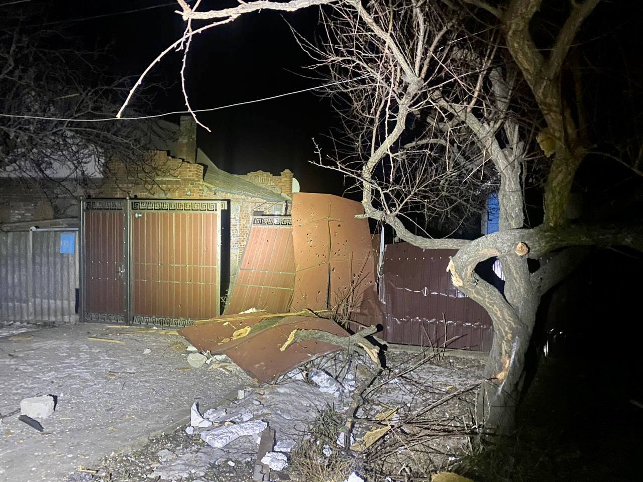 Наслідки обстрілу Дніпропетровщини