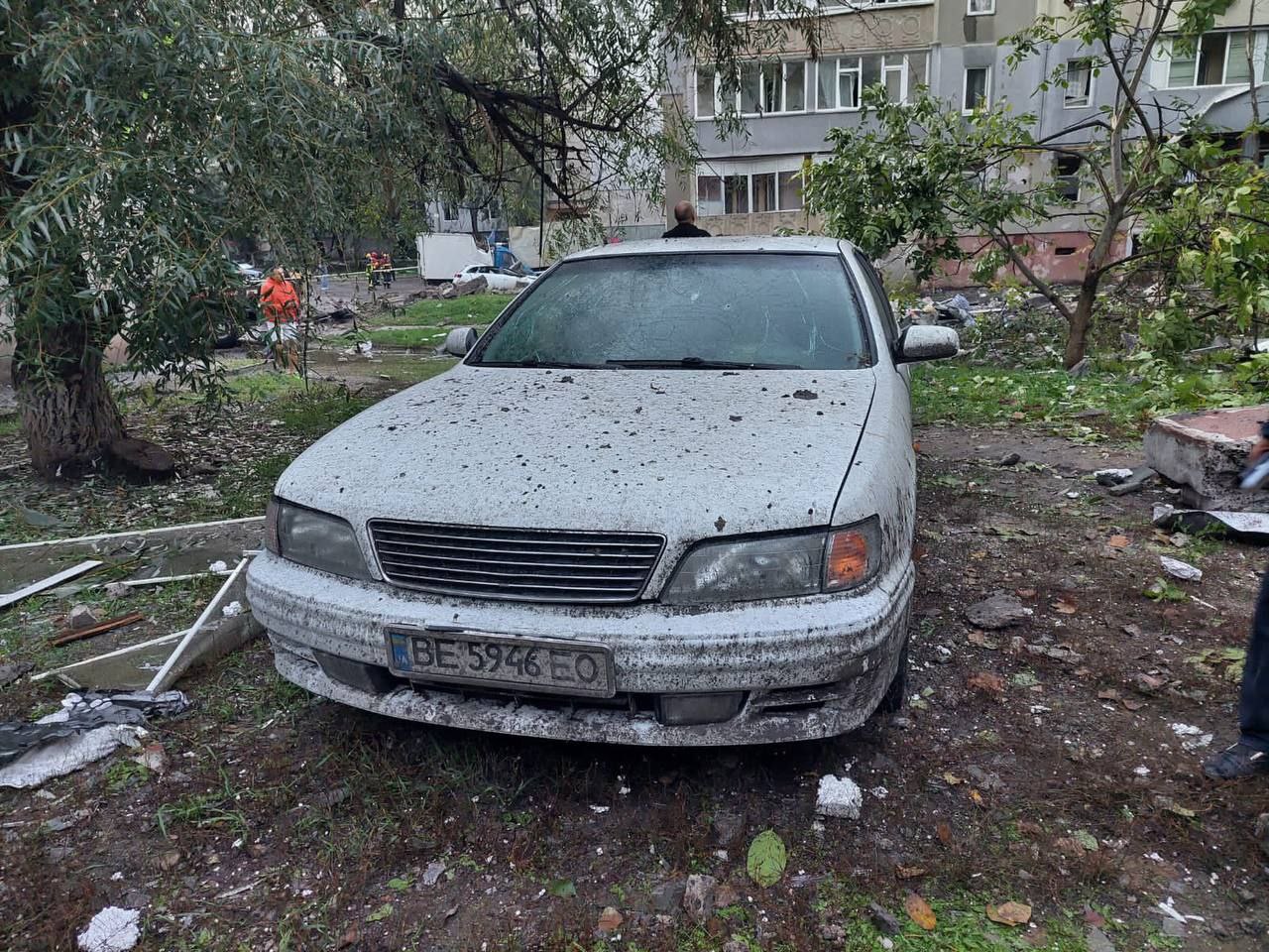 Ракета россиян ударила по девятиэтажке в Николаеве. Фото последствий 30 сентября
