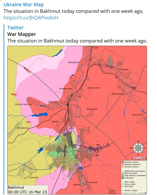 Что происходит в Бахмуте 