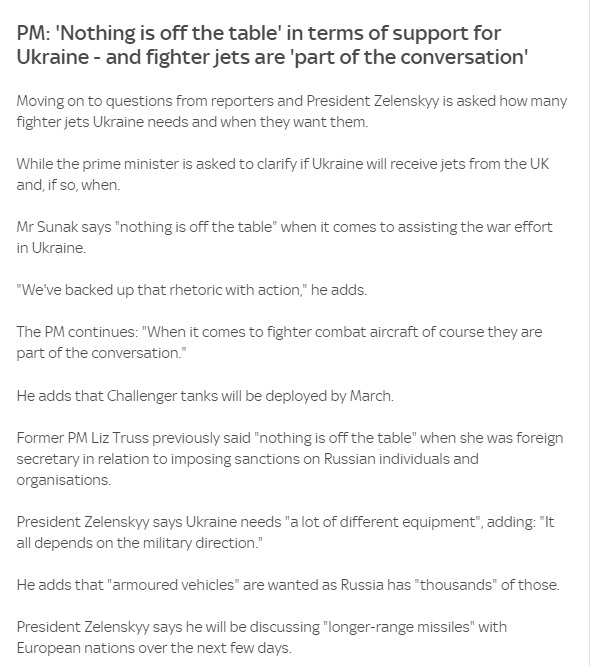 Скриншот с сайта Sky News