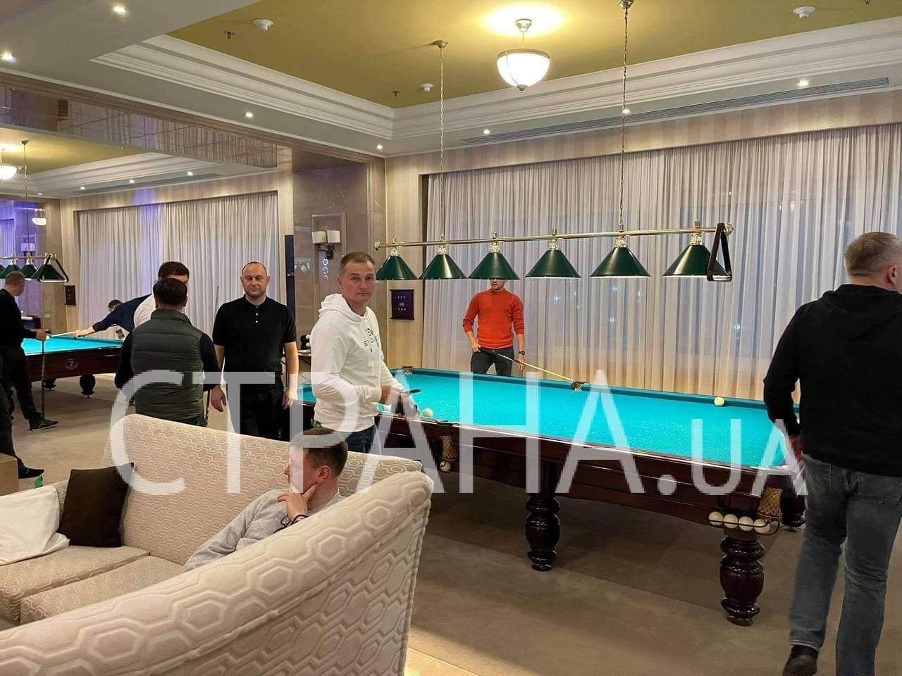 Игра в бильярд