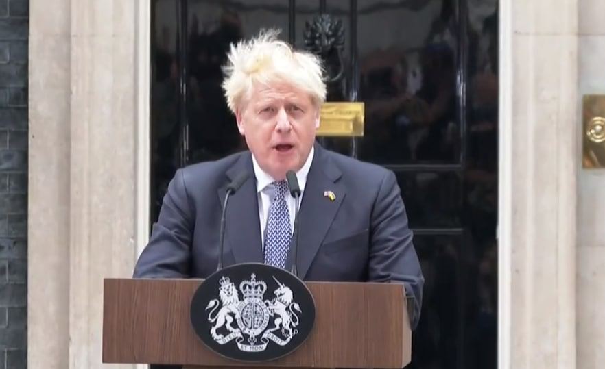 Борис Джонсон официально объявил, что принял решение уйти с постов премьер-министра Великобритании