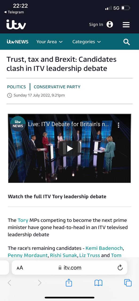 В Британии прошли новые дебаты кандидатов в премьеры