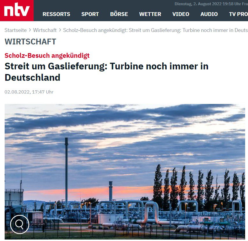 Скриншот с сайта N-tv