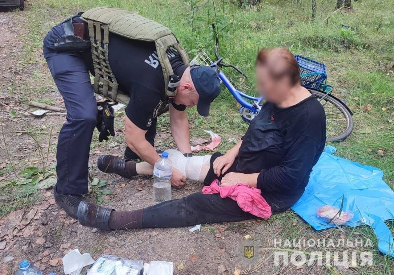 Под Черниговом женщина подорвалась на растяжке