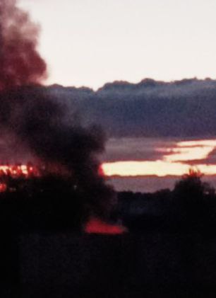 Пожар в Бахмуте