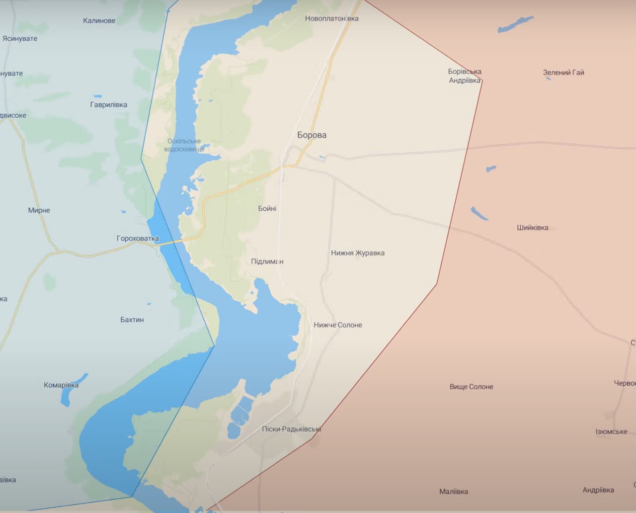 ВСУ продвинулись на Осколе и в районе Боровой