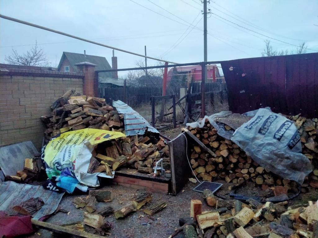 Торецк после обстрела, фото 1