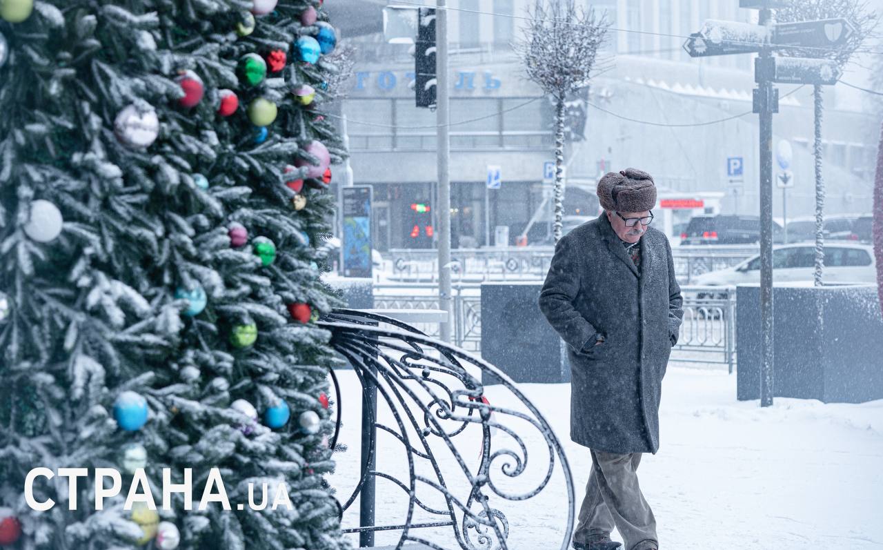 Заснеженный Киев