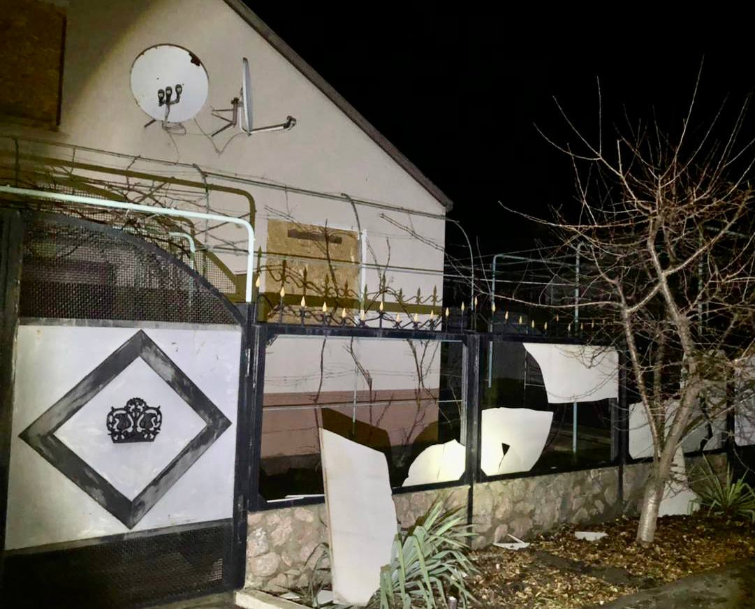 Последствия обстрела Никопольского района