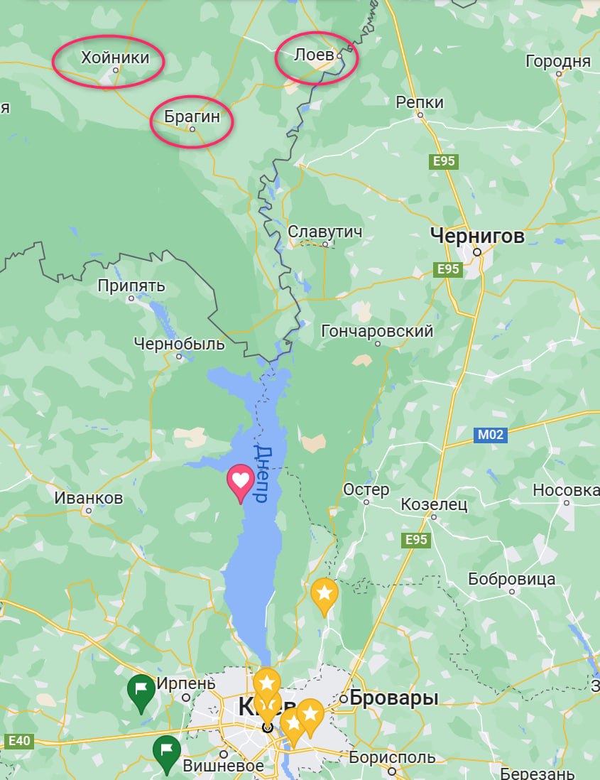 Беларусь ограничила доступ в три граничащих с Украиной района Гомельской области