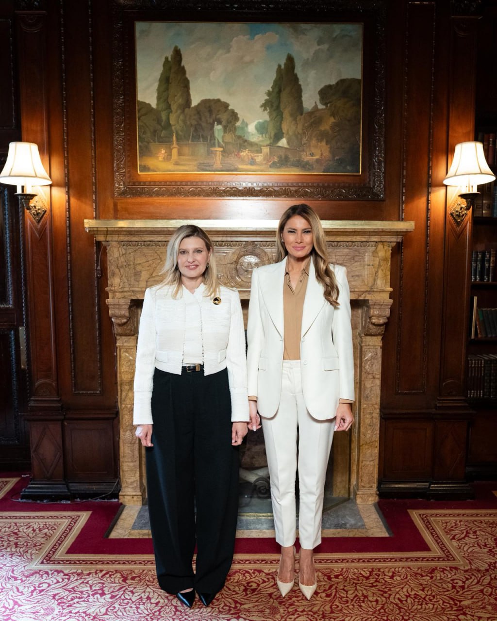 Олена Зеленська фото з Меланією Трамп