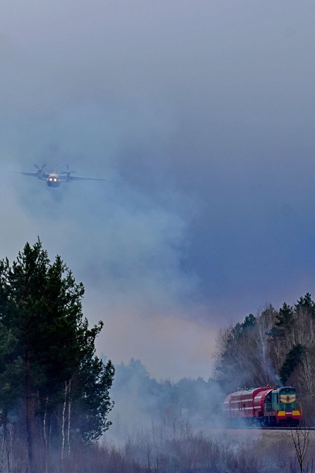 пожары Овруч 18.04