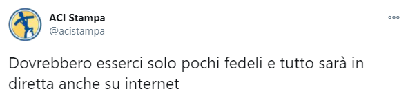 Ватикан отпразднует католическое Рождество онлайн из-за коронавируса. Скриншот: Твиттер