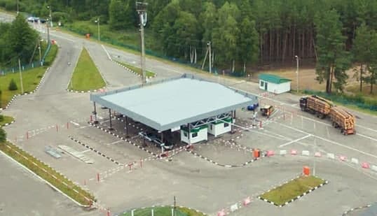 Фото пограничного пункта пропуска Александровка - Вильча, где пройдут переговоры Киева и Москвы