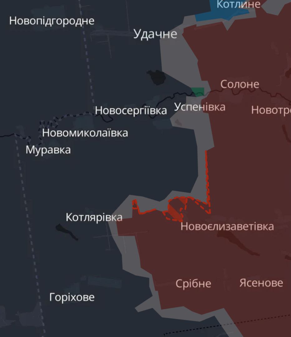 Карта боевых действий. Источник - Deep State