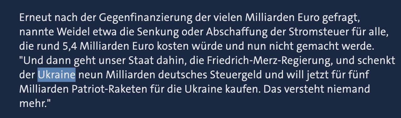 Заголовок на ard.de