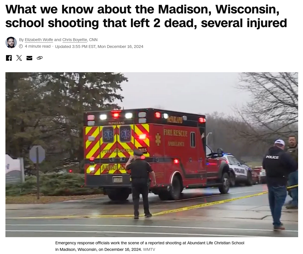 Знімок повідомлення на edition.cnn.com