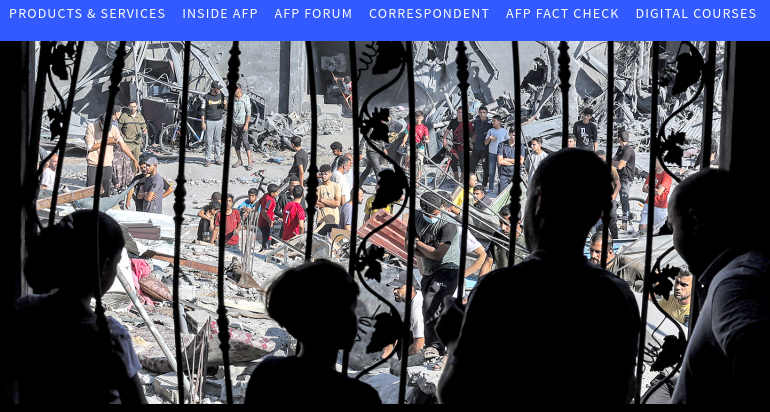 Снимок заголовка в AFP