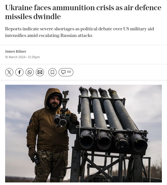 Снимок заголовка на telegraph.co.uk