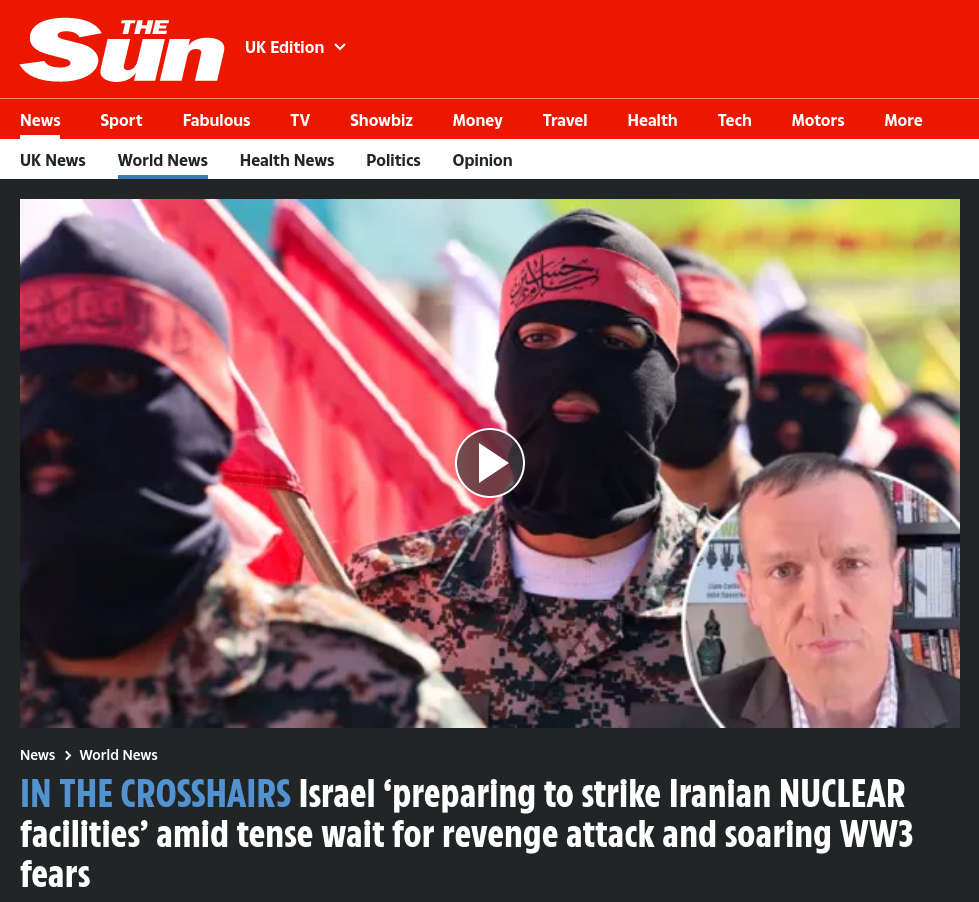 Снимок заголовка на thesun.co.uk