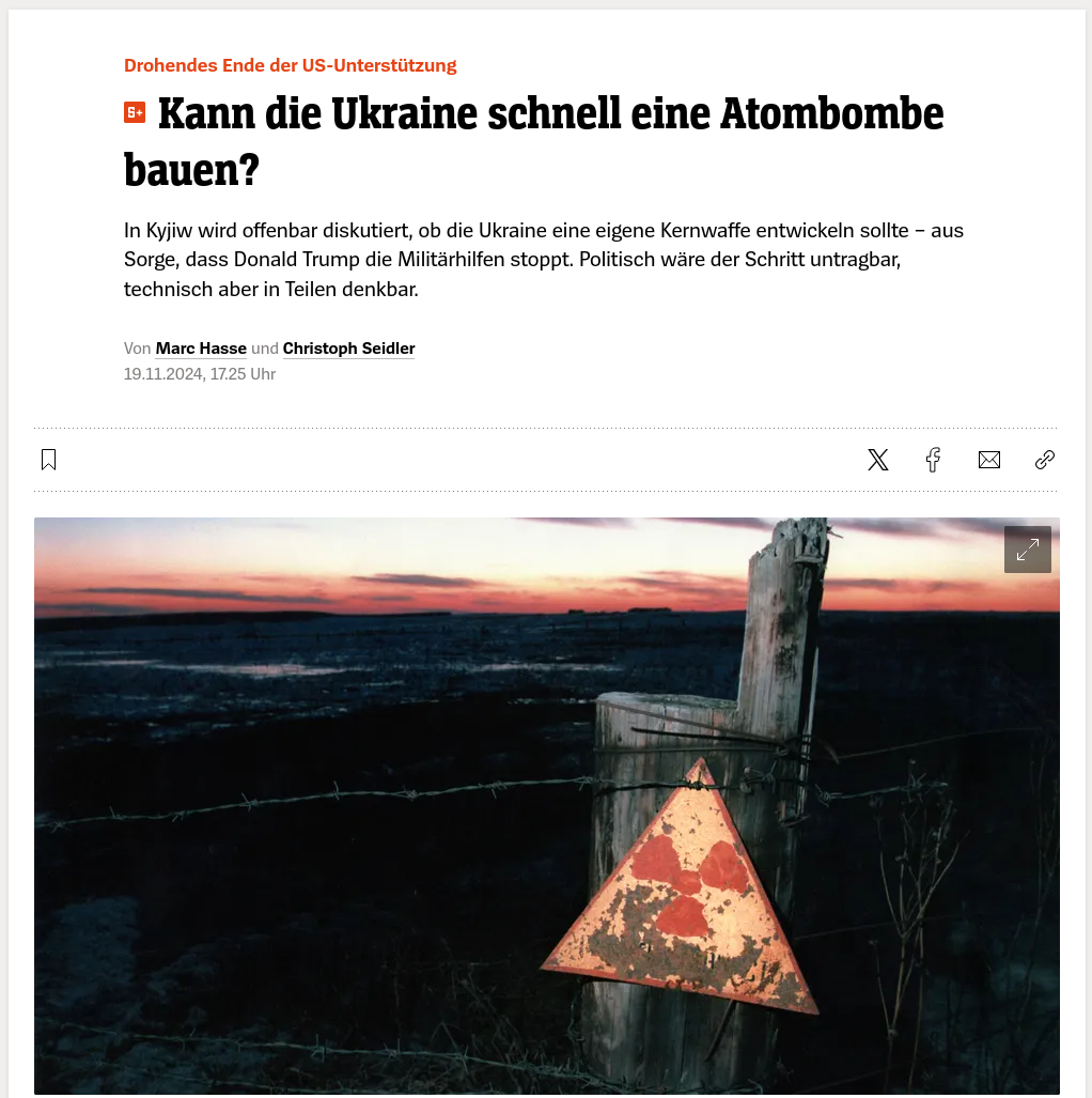 Знімок заголовка у Spiegel